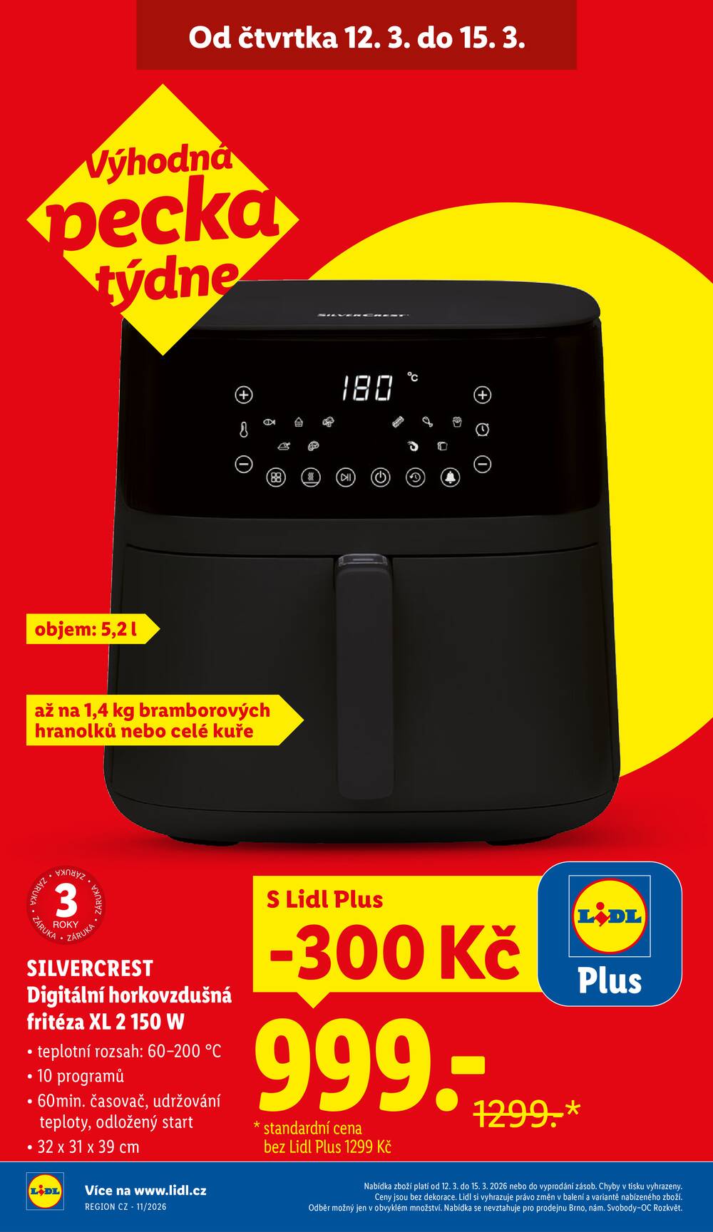 Lidl Čtvrtek od 12.3. do 15.3.2026