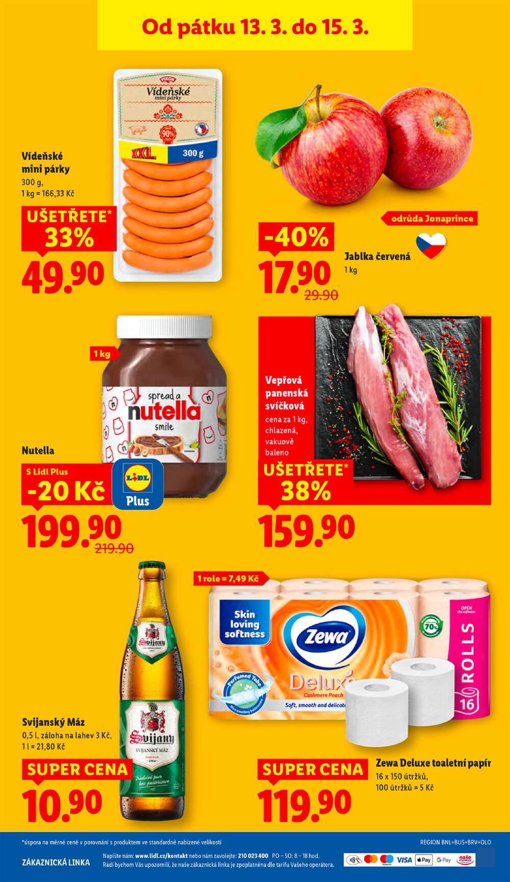 Lidl Čtvrtek od 12.3. do 15.3.2026