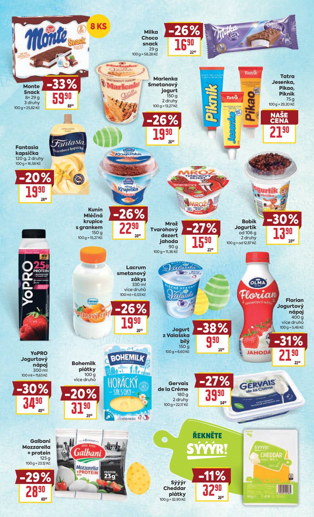 BILLA Velikonoce od 18.3. do 6.4.2026