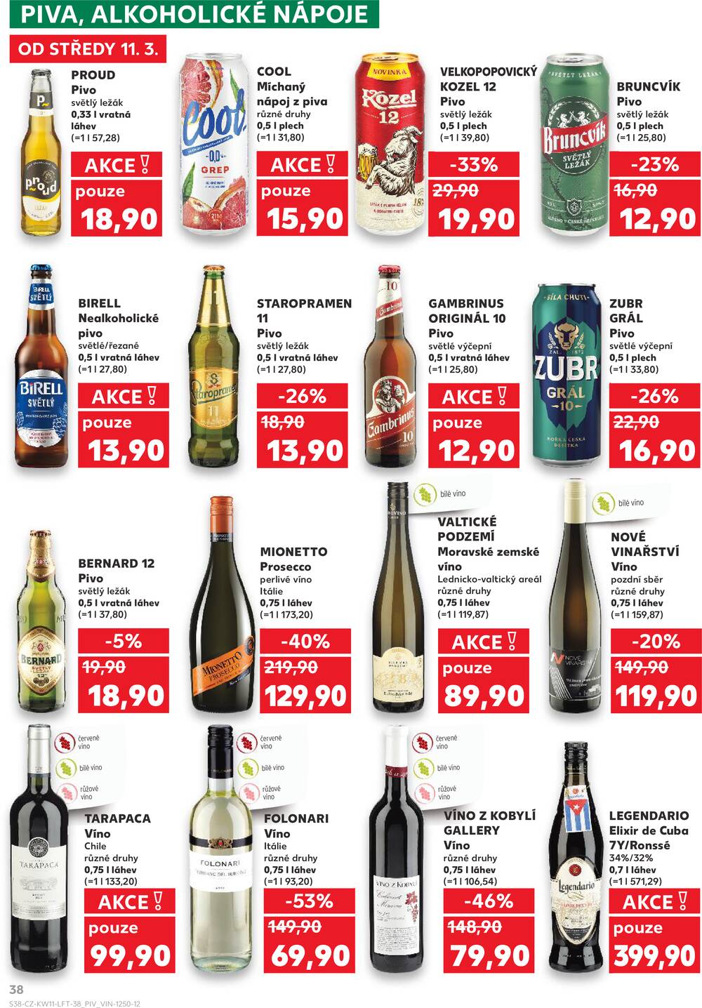 Leták Kaufland - Kaufland 11.3. - 17.3. - Kaufland - Opava - Předměstí - strana 38