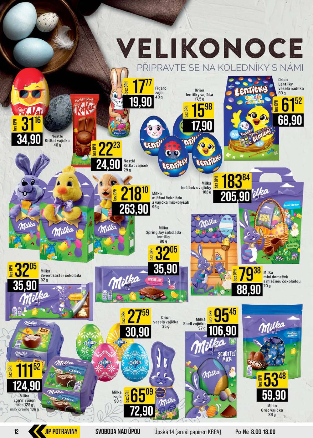 JIP Cash & Carry České Budějovice, Most, Náchod, Polička, Sušice a Svoboda nad Úpou od 11.3. do 17.3.2026