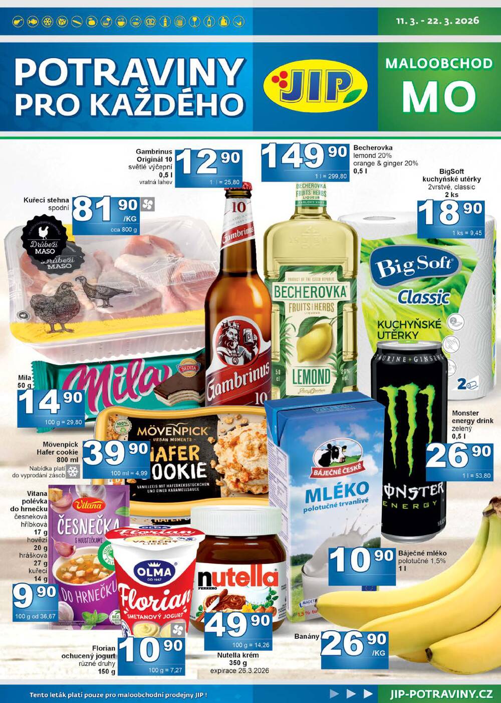 Leták JIP - JIP Maloobchod od 11.3. do 17.3.2026 - strana 1