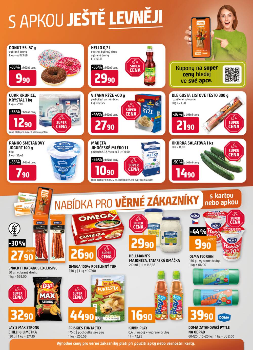 Leták Terno - Terno České Budějovice, Hradec Králové, Olomouc, Třeboň, Trhové Sviny, Týn nad Vltavou, Borovany, Bechyně 18.3. - 24.3. - strana 20