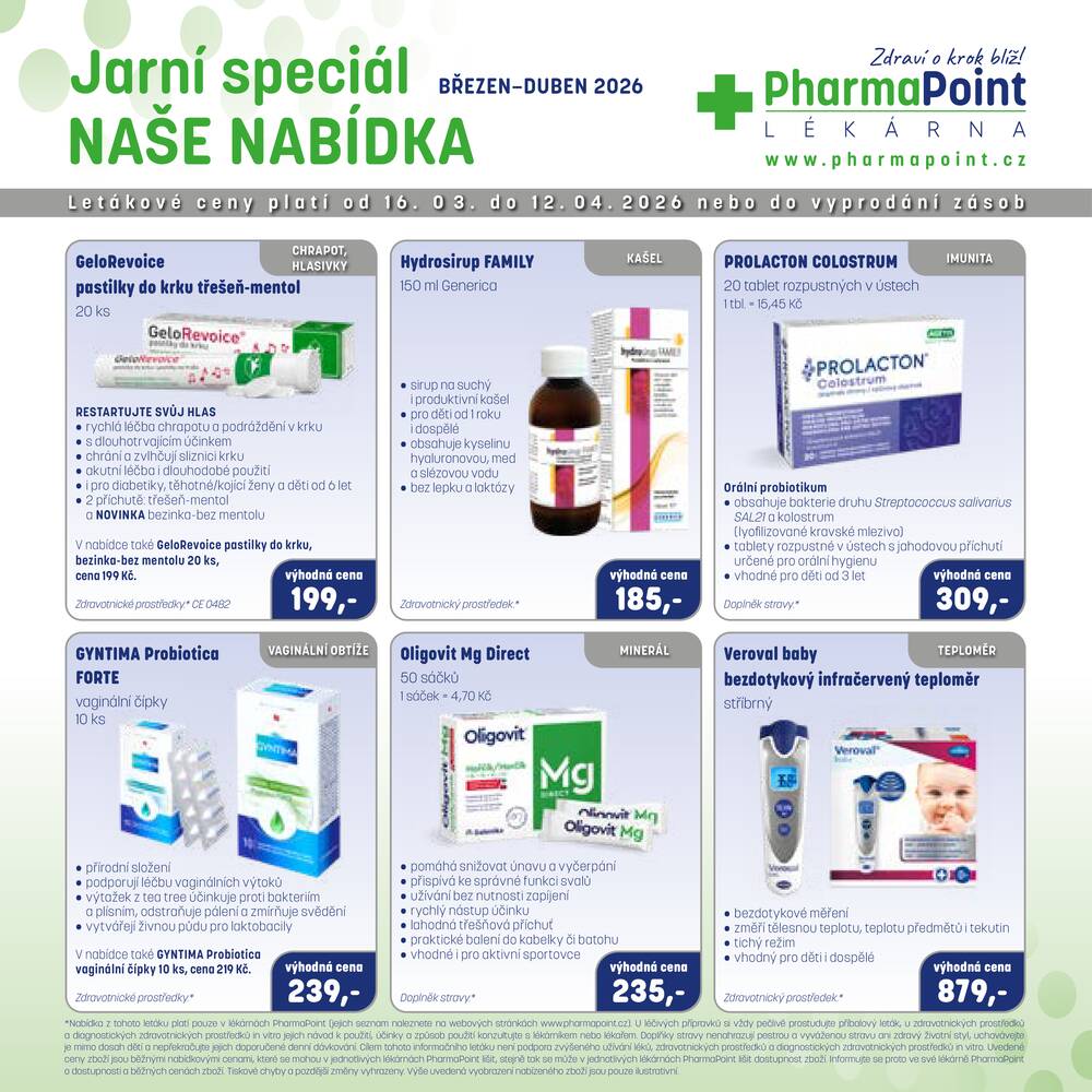Leták PharmaPoint  - Pharma Point JARO od 16.3. do 12.4.2026 - strana 2