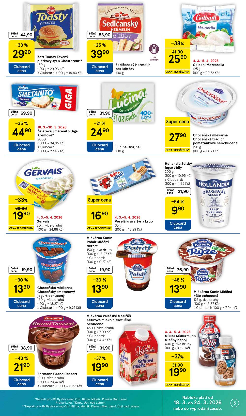 Leták Tesco - Tesco supermarkety od 18.3. do 24.3.2026 - strana 5