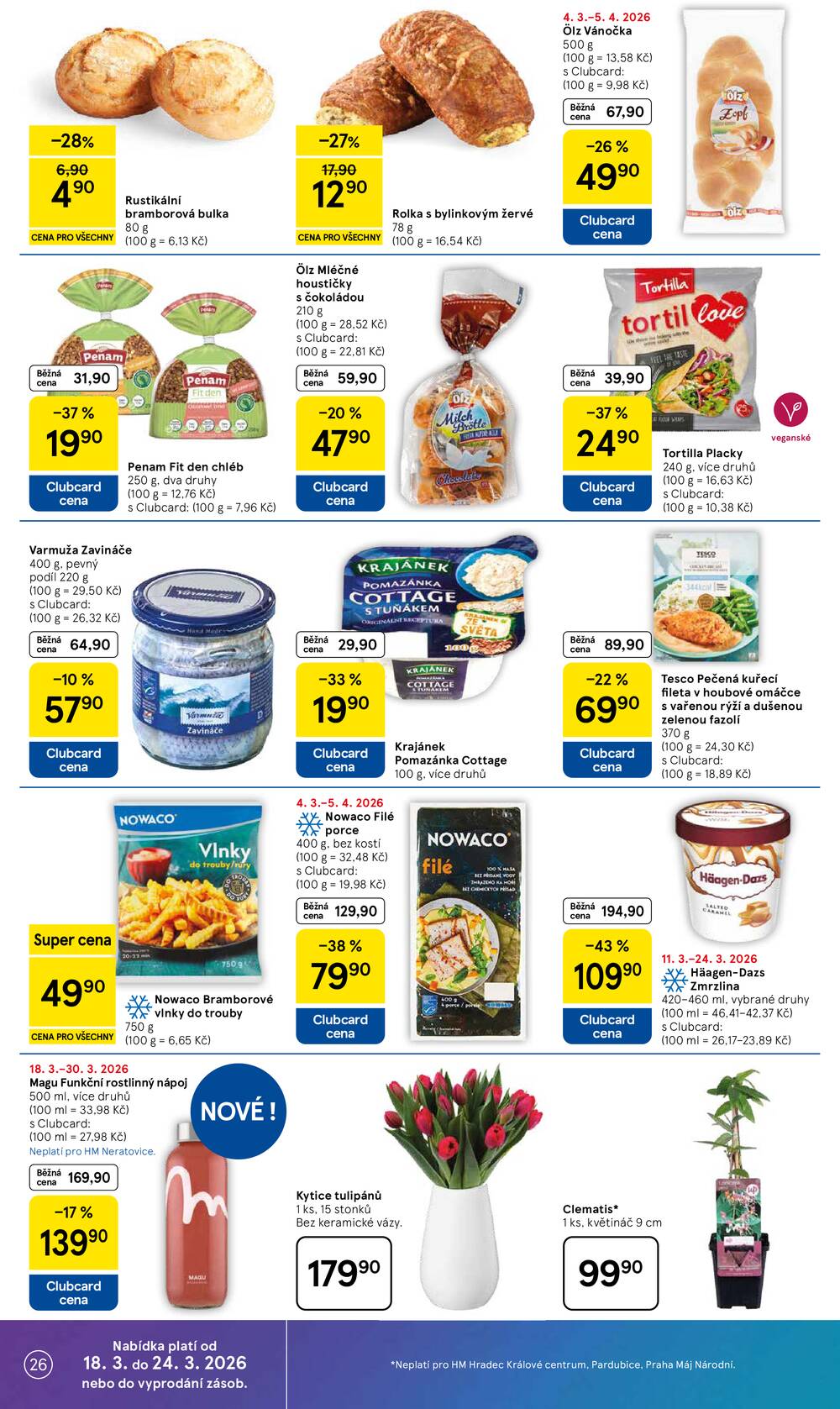 Tesco malé hypermarkety od 18.3. do 24.3.2026