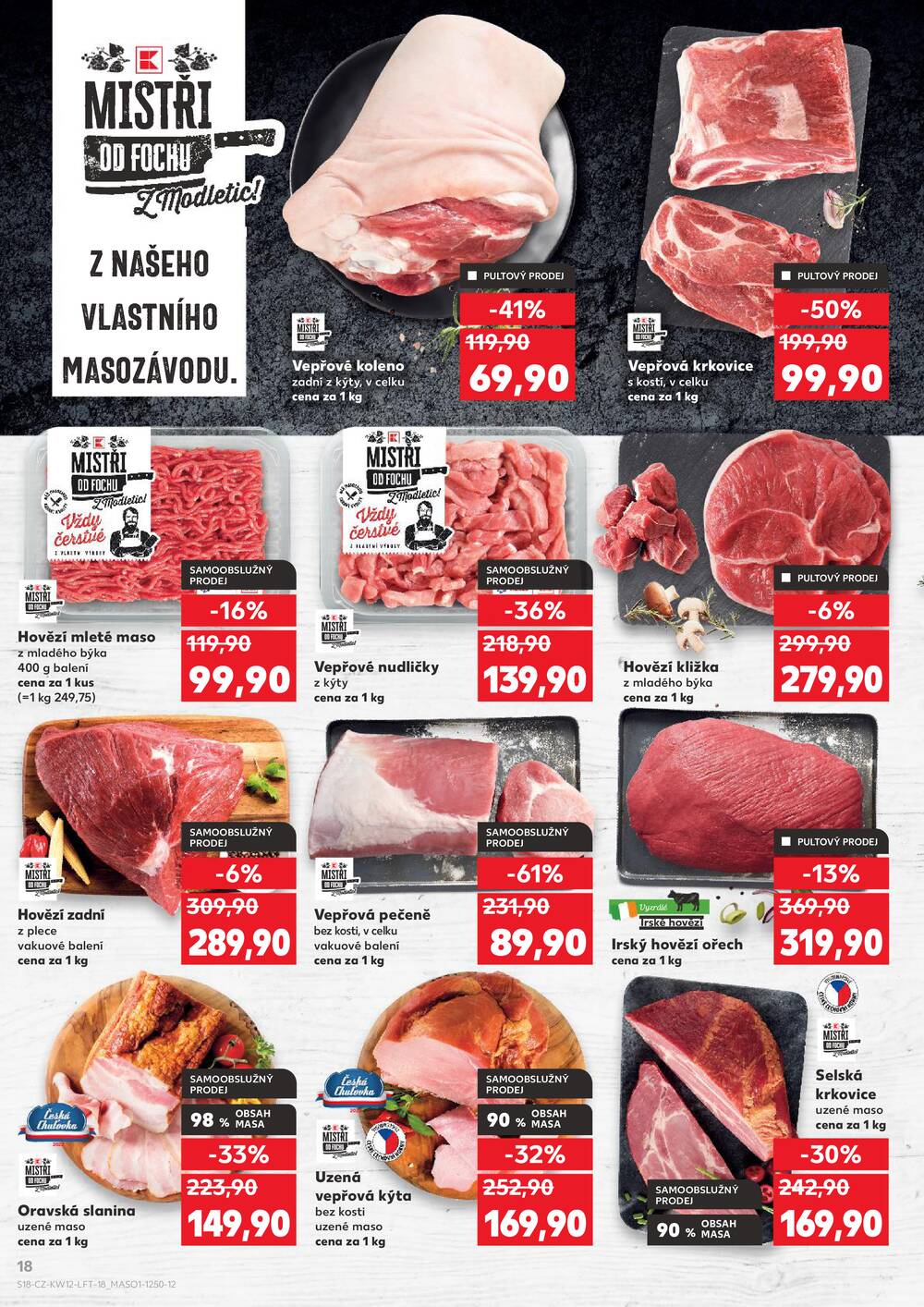 Leták Kaufland - Kaufland 18.3. - 24.3. - Kaufland - Beroun - strana 18