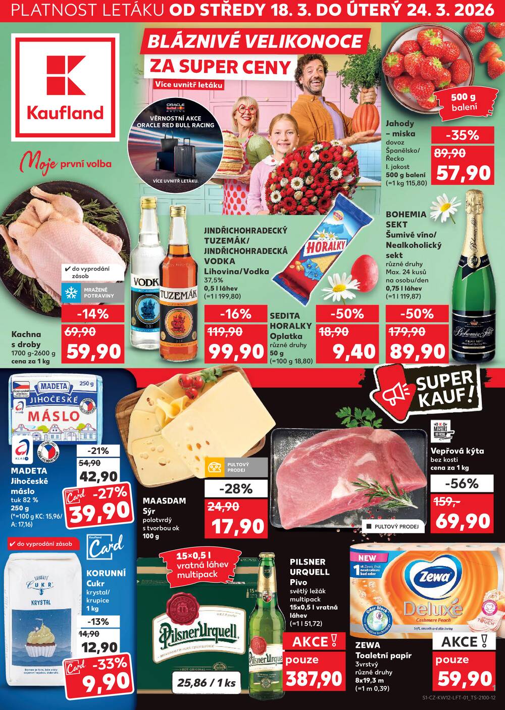 Kaufland 18.3. - 24.3. - Kaufland České Budějovice II - Milady Horákové