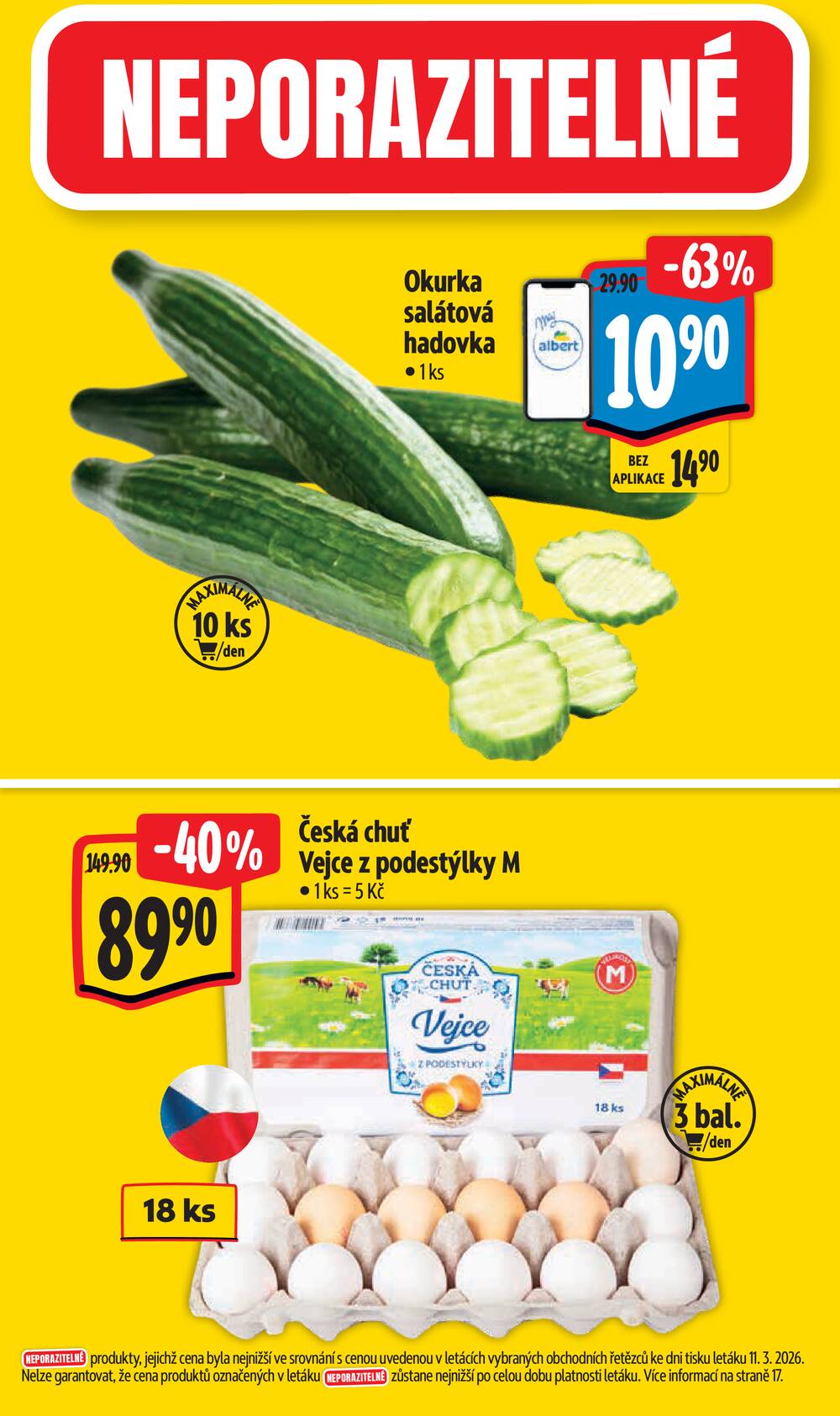 Leták Albert - Albert Supermarket Jihomoravský od 18.3. do 24.3.2026 - strana 2 Leták Albert - Albert Supermarket Jihomoravský od 18.3. do 24.3.2026 - strana 2