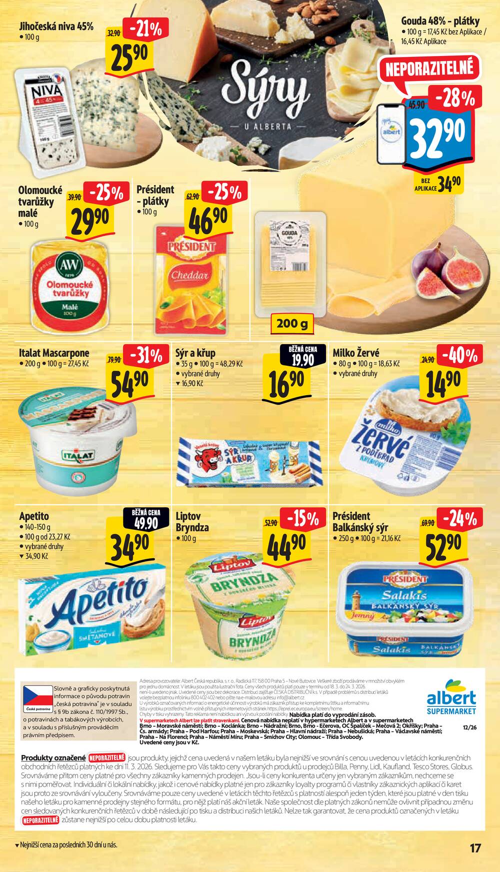 Albert Supermarket Jihomoravský od 18.3. do 24.3.2026