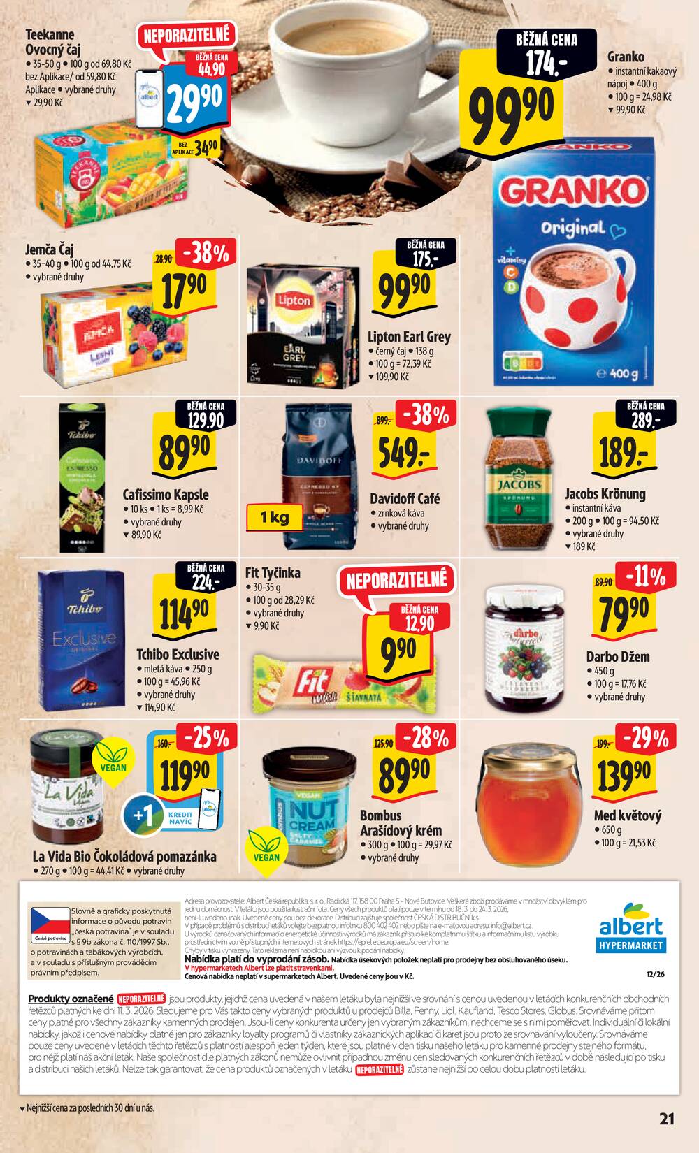 Leták Albert - Albert Hypermarket Jihomoravský od 18.3. do 24.3.2026 - strana 29
