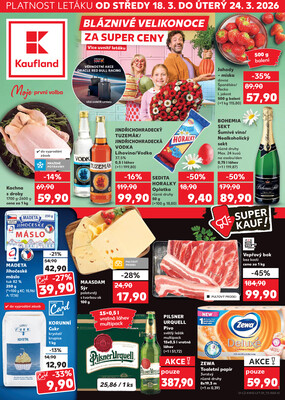 Leták Kaufland 18.3. - 24.3. - Kaufland - Kuřim