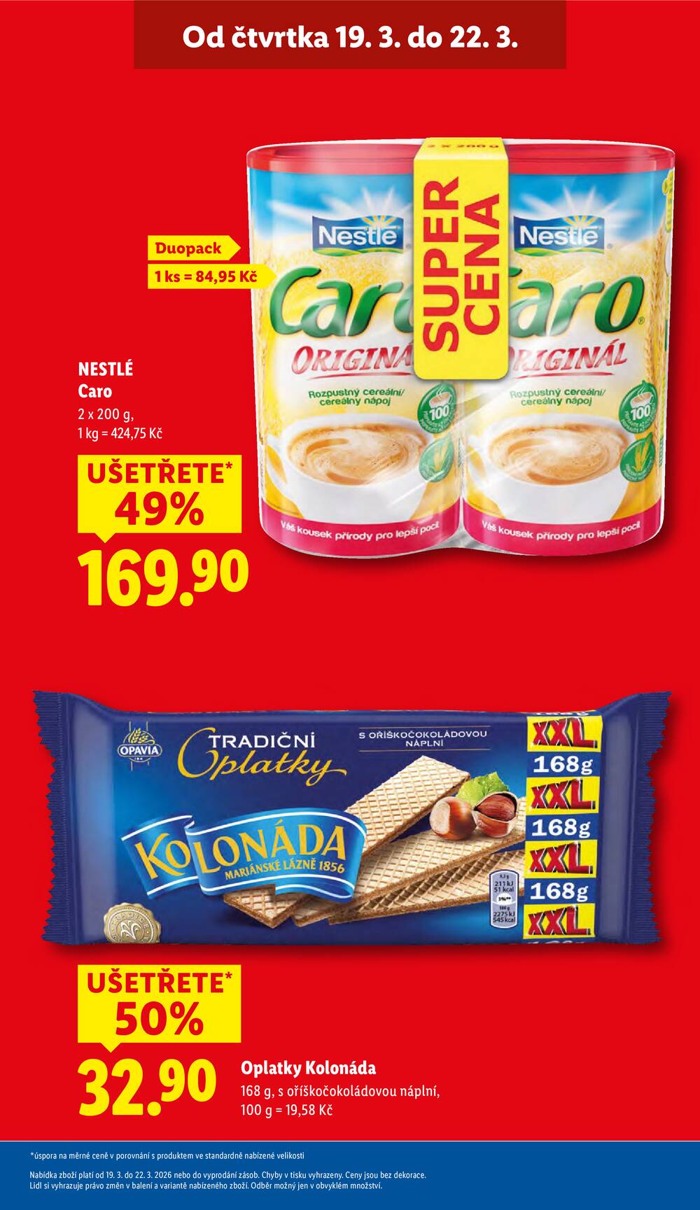 Lidl Čtvrtek od 19.3. do 22.3.2026