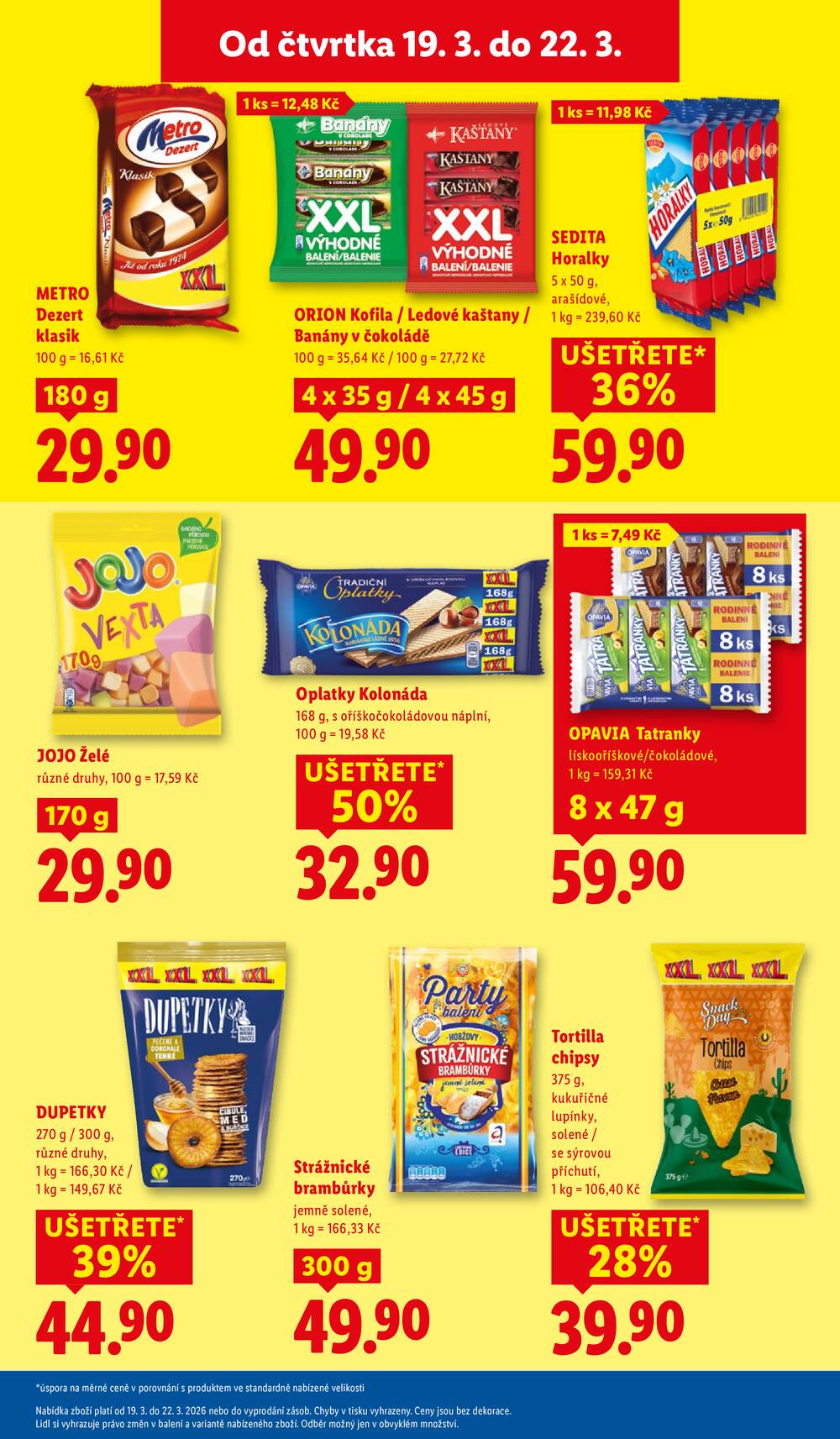 Lidl Čtvrtek od 19.3. do 22.3.2026