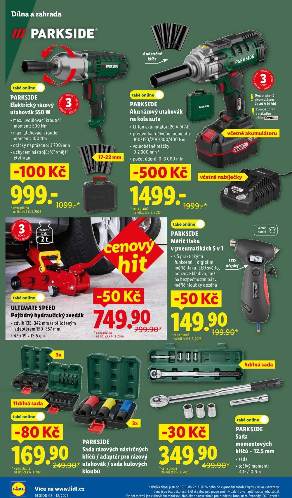 Lidl Čtvrtek od 19.3. do 22.3.2026