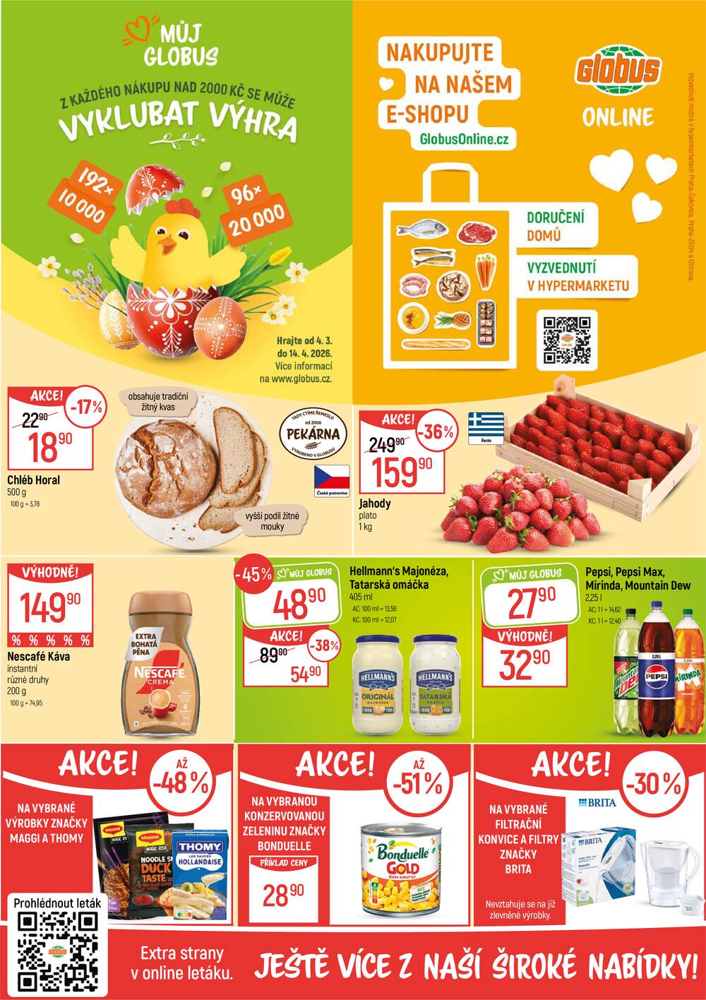Leták Globus - Akční leták Globus 18.3. - 24.3.2026 - Globus Praha - Čakovice - strana 2