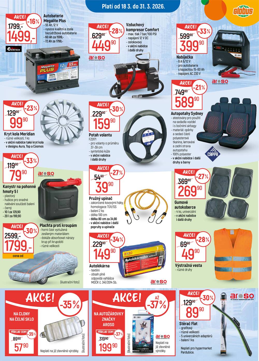Akční leták Globus 18.3. - 24.3.2026 - Globus Praha - Čakovice