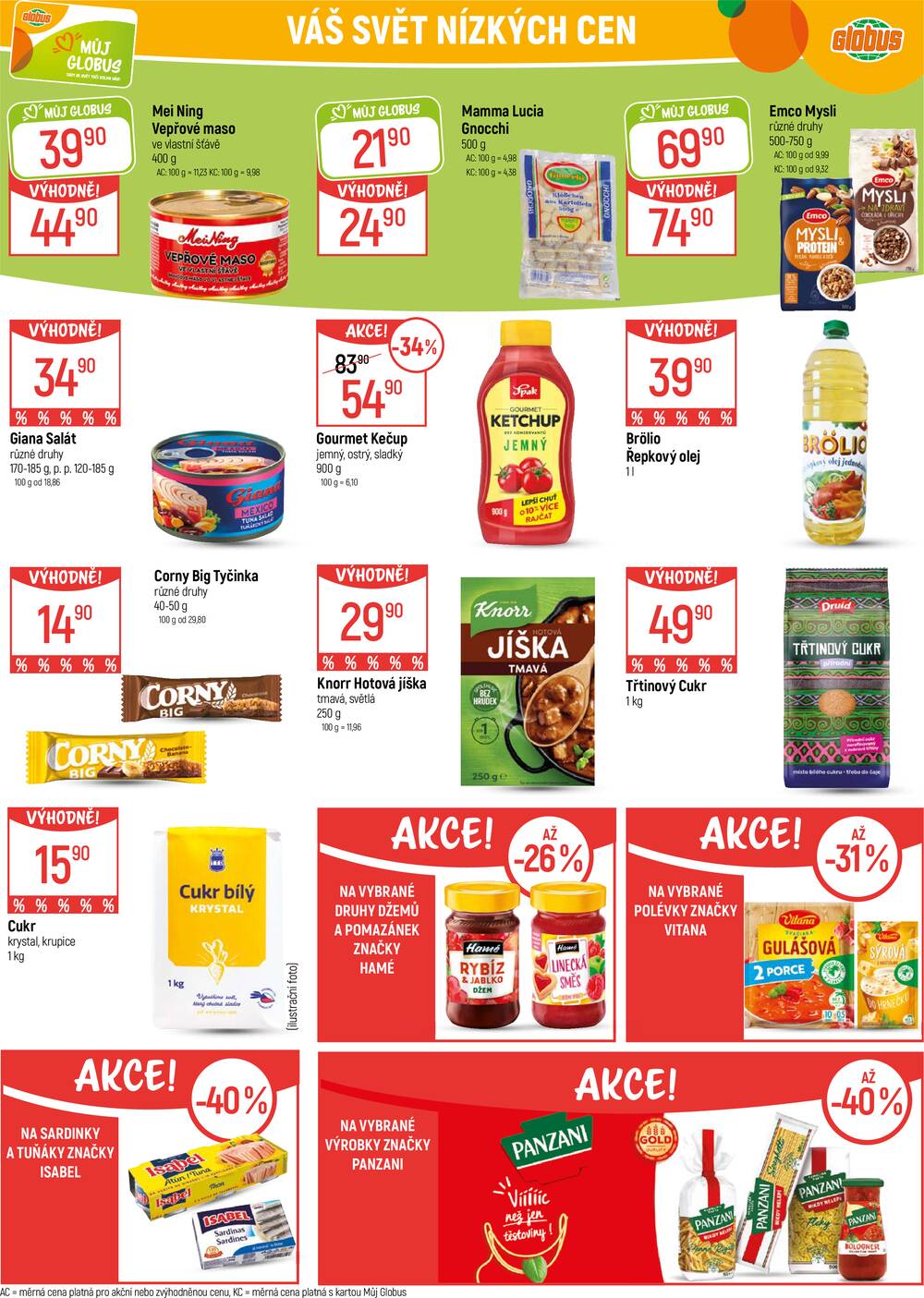 Akční leták Globus 18.3. - 24.3.2026 - Globus Praha - Čakovice