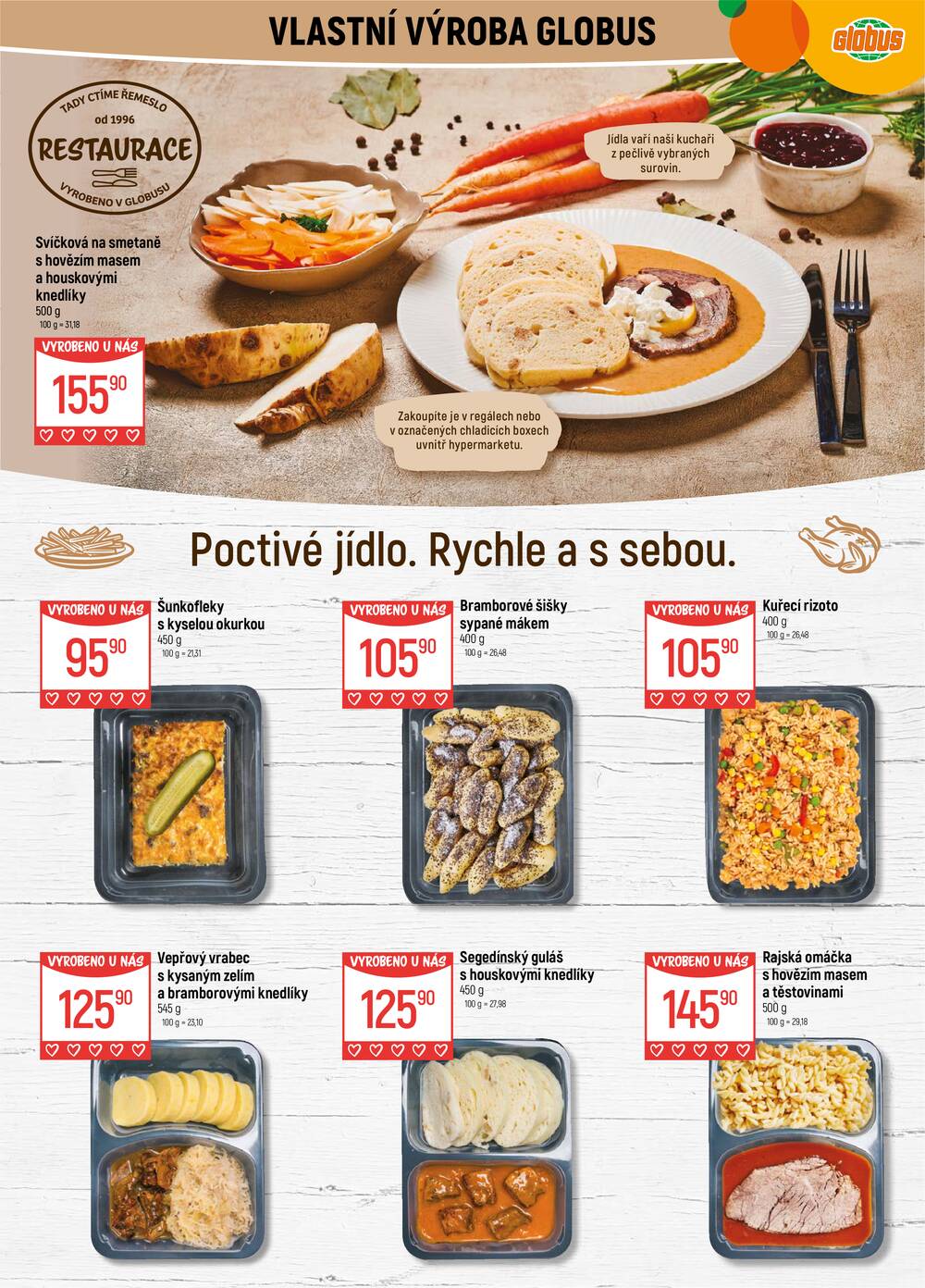 Akční leták Globus 18.3. - 24.3.2026 - Globus Praha - Zličín