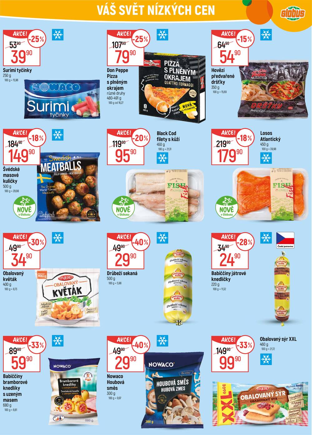 Akční leták Globus 18.3. - 24.3.2026 - Globus Jenišov u Karlových Varů