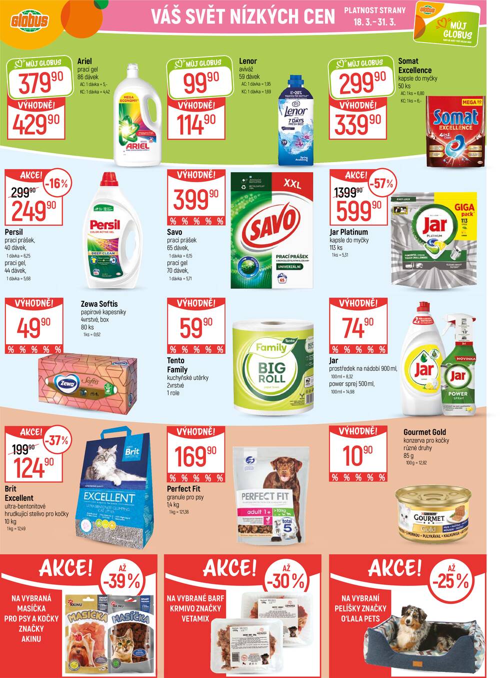 Leták Globus - Akční leták Globus 18.3. - 24.3.2026 - Globus Ostrava - strana 33