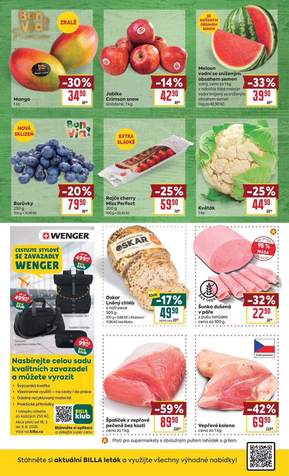 BILLA malý leták od 18.3. do 24.3.2026