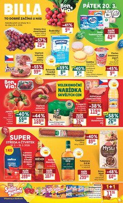Leták BILLA malý leták od 18.3. do 24.3.2026