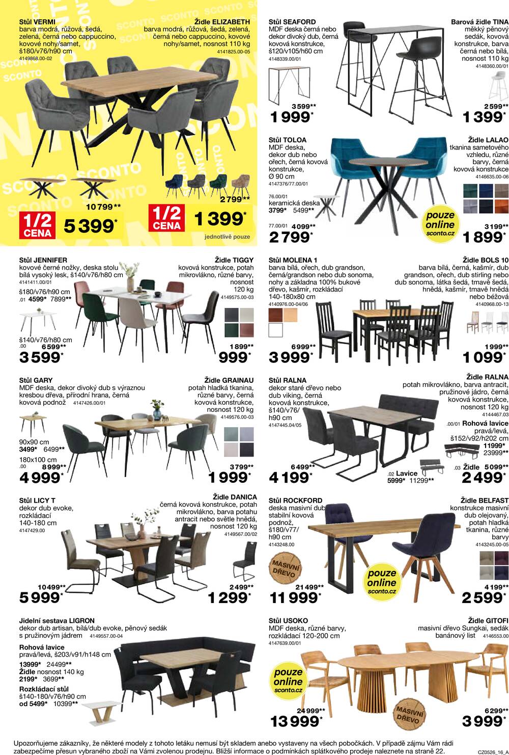 Leták SCONTO Nábytek - Sconto nábytek od 25.3. do 21.4.2026 - strana 16 Leták SCONTO Nábytek - Sconto nábytek od 25.3. do 21.4.2026 - strana 16