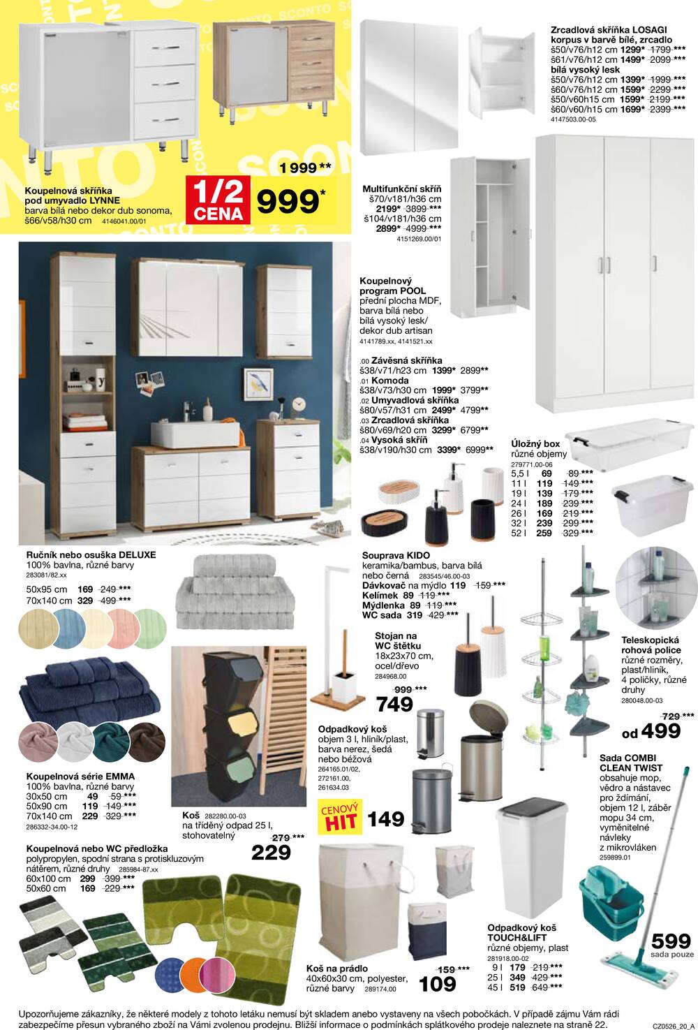 Leták SCONTO Nábytek - Sconto nábytek od 25.3. do 21.4.2026 - strana 20