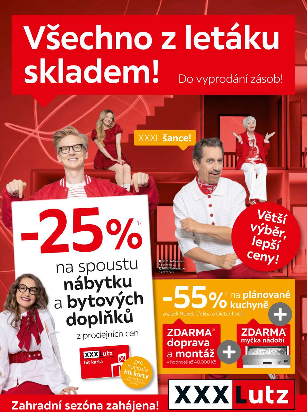 Leták XXXLutz - XXXLutz od 23.3. do 5.4.2026 - strana 1 Leták XXXLutz - XXXLutz od 23.3. do 5.4.2026 - strana 1