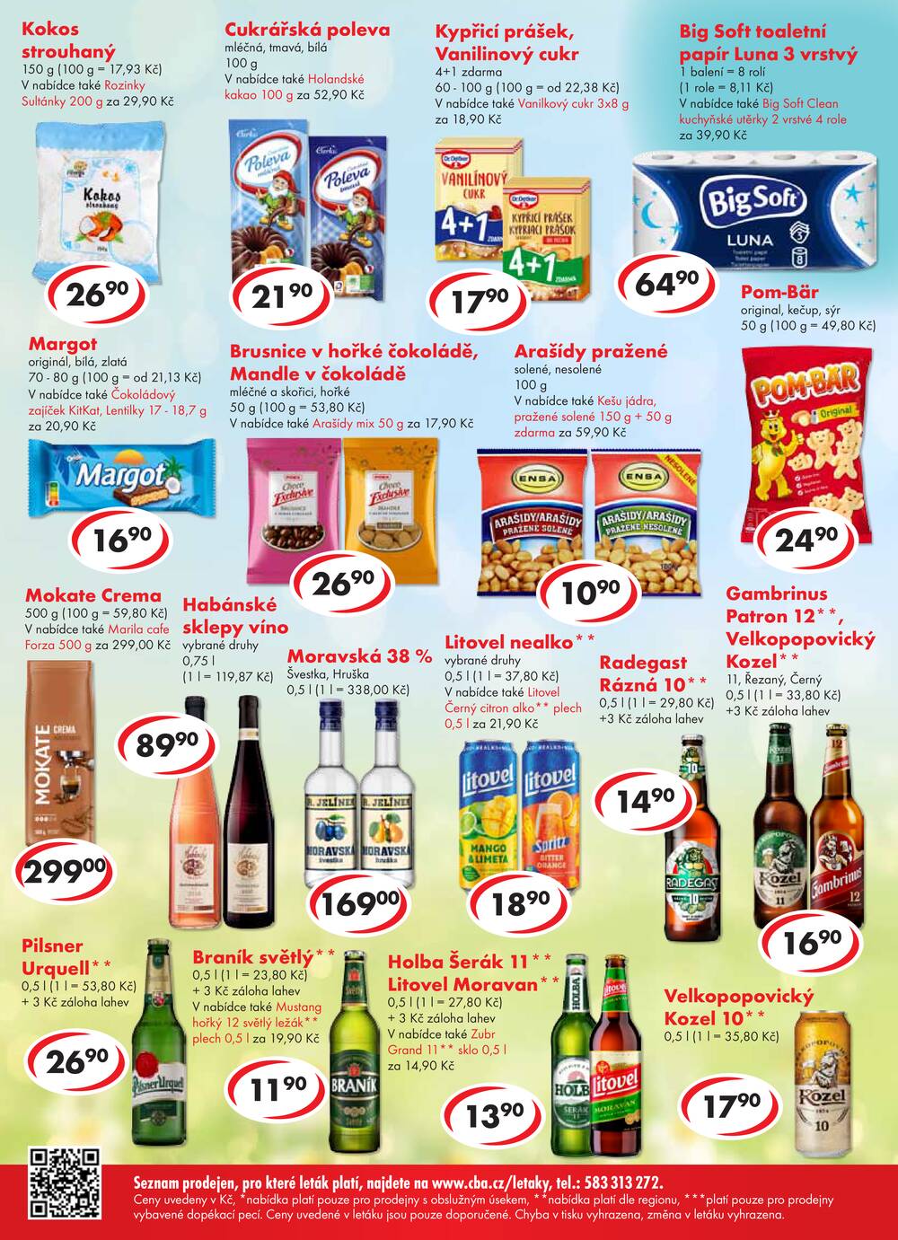 CBA potraviny od 1.4. do 12.4.2026