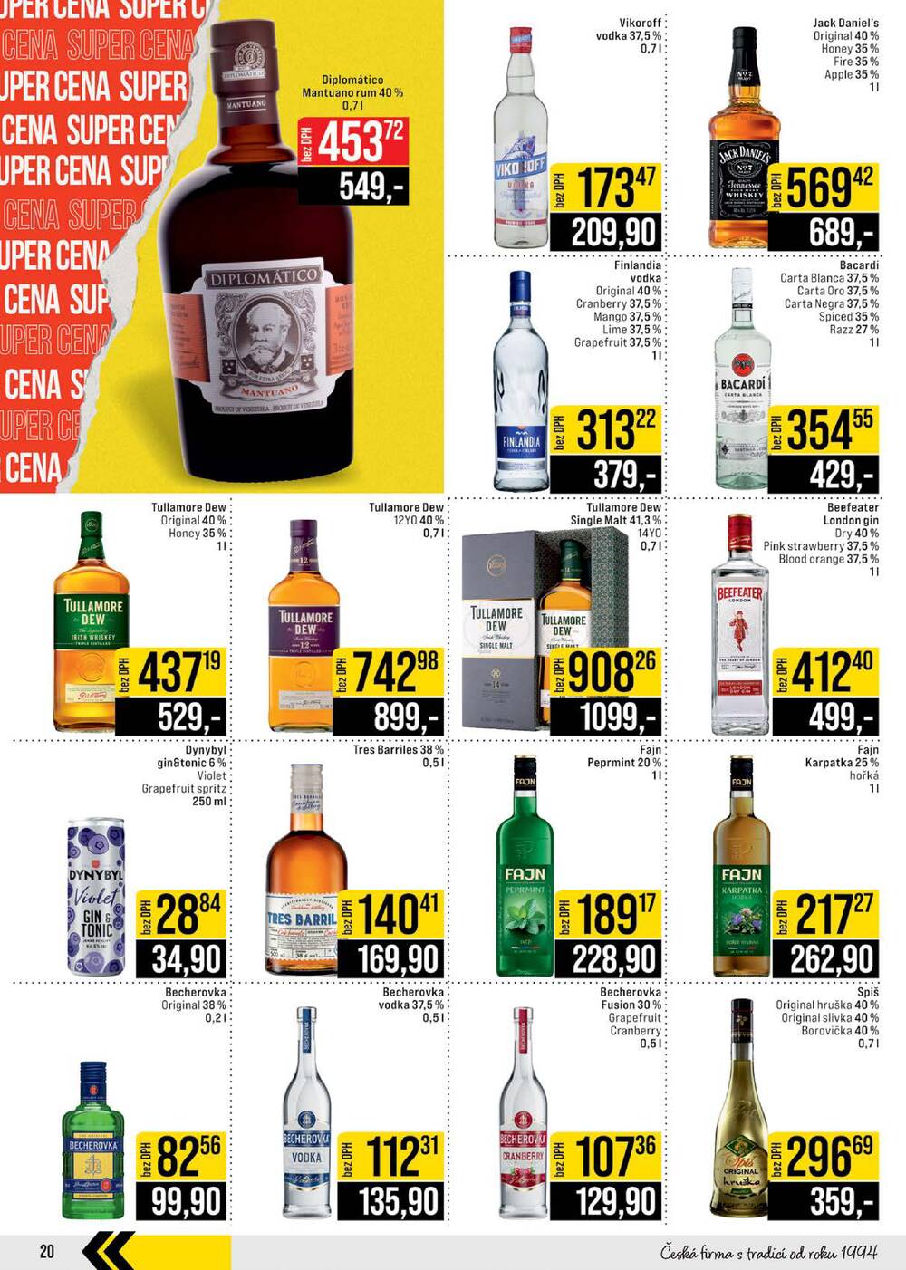 JIP Cash & Carry Brno, Praha, Ostrava, Jilemnice, Pardubice, Ostrava, Karlovy Vary, Olomouc a Zlín od 18.3. do 24.3.2026