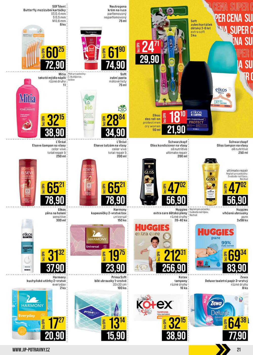 Leták JIP - JIP Cash & Carry České Budějovice, Most, Náchod, Polička, Sušice a Svoboda nad Úpou od 18.3. do 24.3.2026 - strana 21