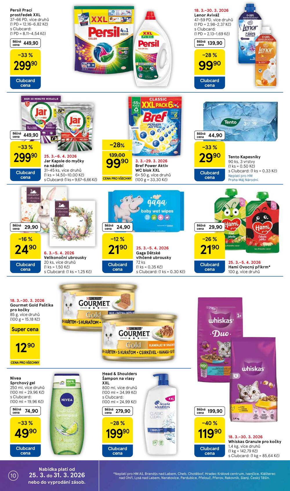 Tesco malé hypermarkety od 25.3. do 30.3.2026