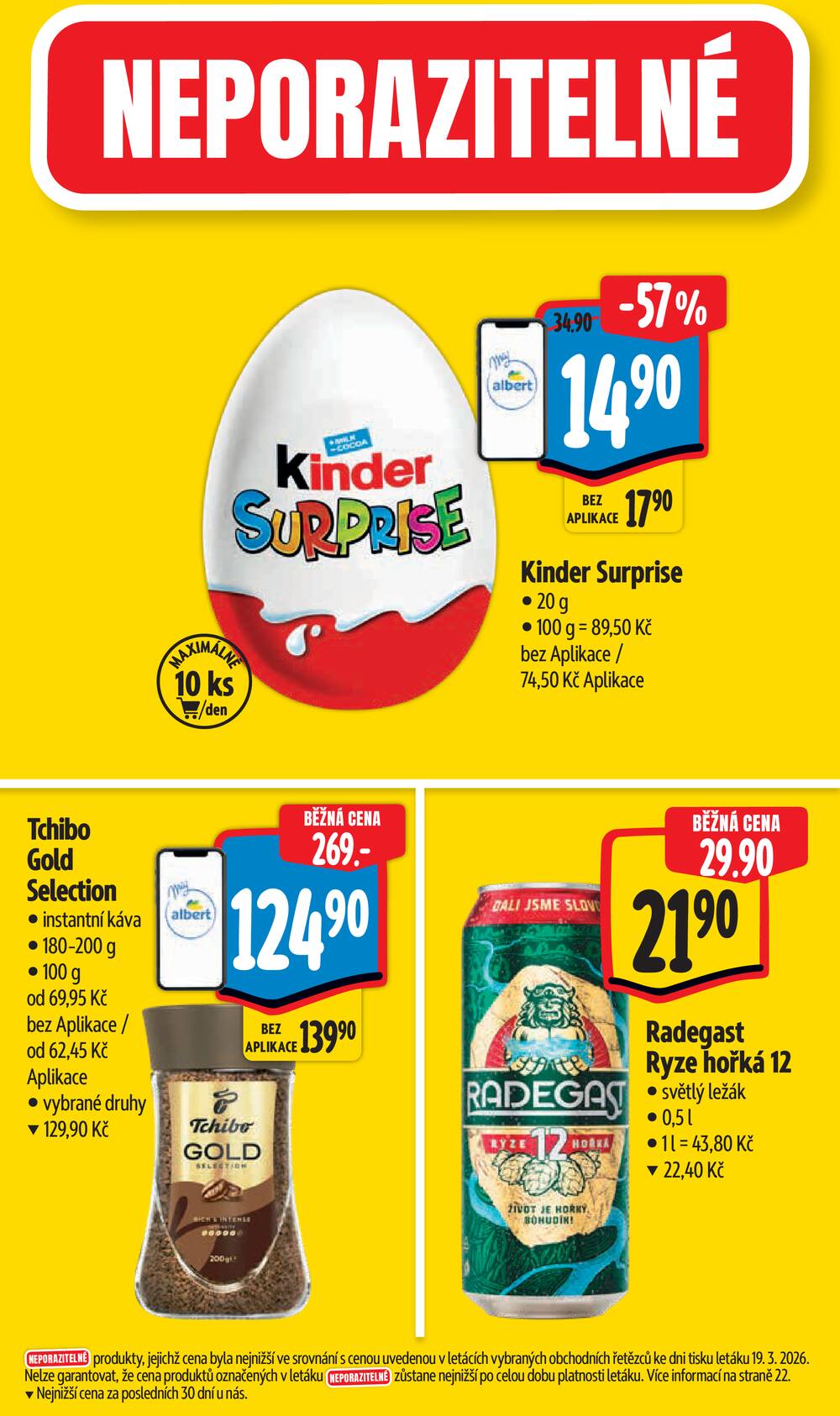 Albert Supermarket Jihomoravský od 25.3. do 31.3.2026