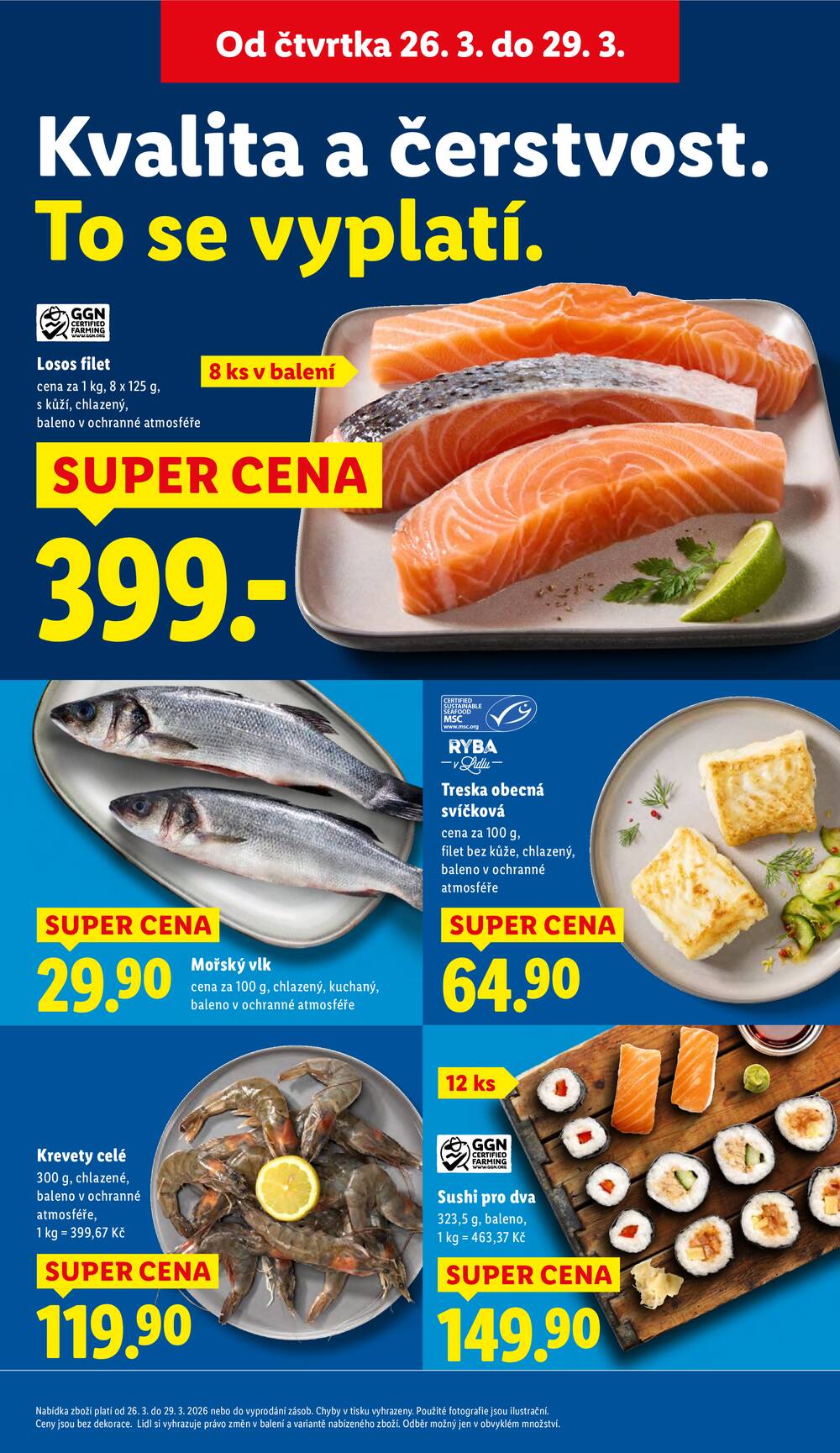 Lidl Čtvrtek od 26.3. do 29.3.2026