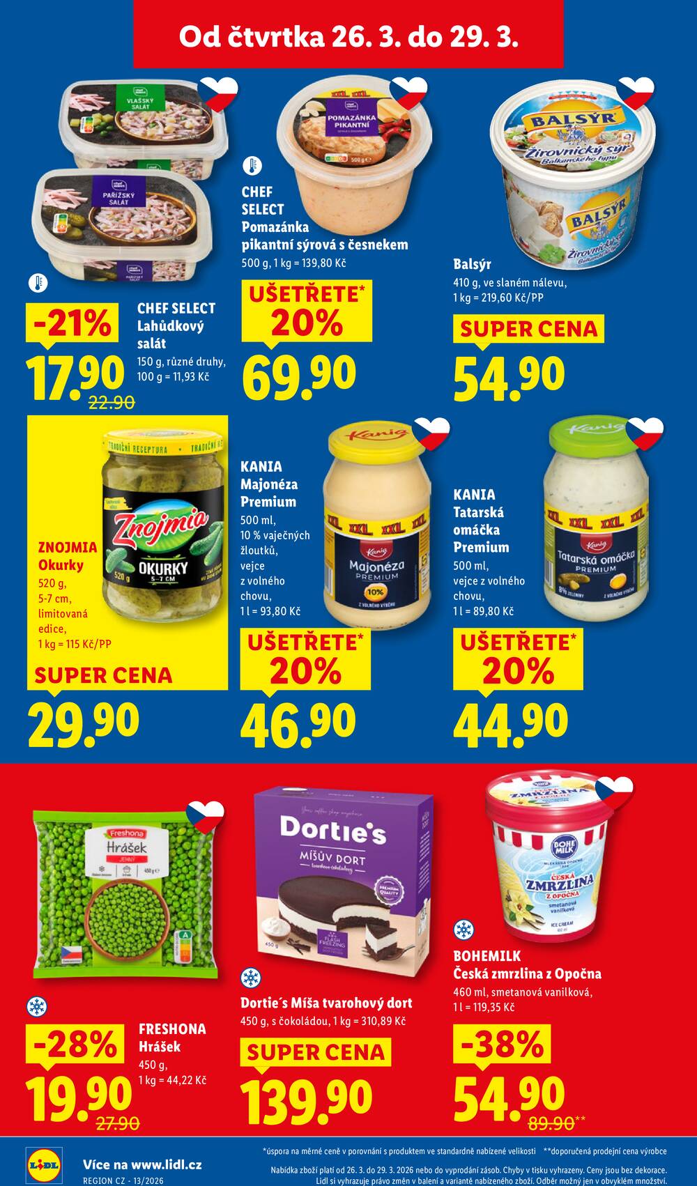 Lidl Čtvrtek od 26.3. do 29.3.2026