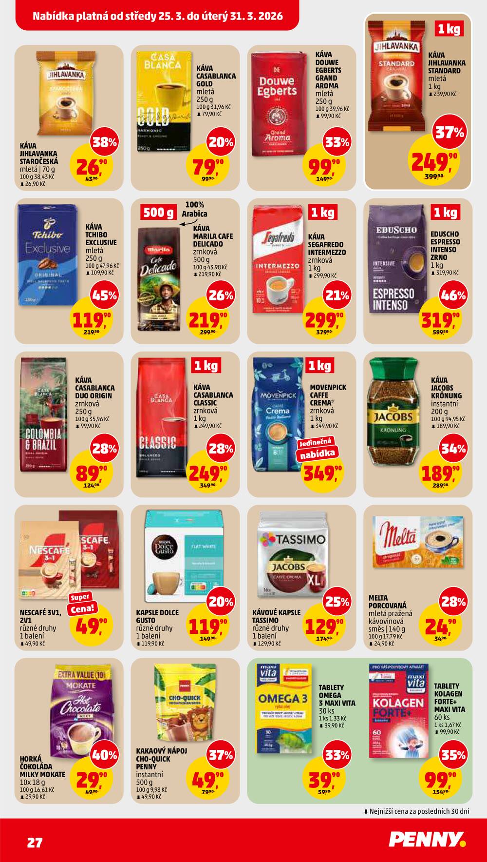 Penny Market od 25.3. do 30.3.2026
