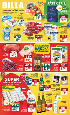 Leták BILLA malý leták od 25.3. do 31.3.2026