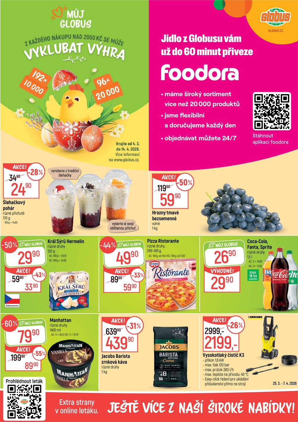 Akční leták Globus 25.3. - 31.3.2026 - Globus Praha - Centrum Černý Most