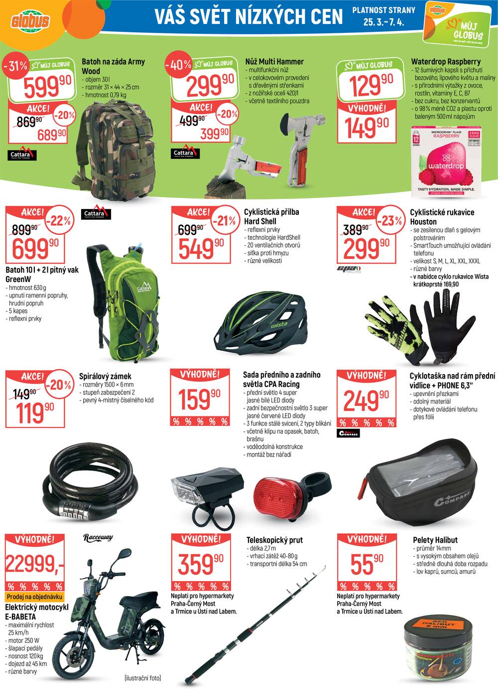 Akční leták Globus 25.3. - 31.3.2026 - Globus Praha - Centrum Černý Most