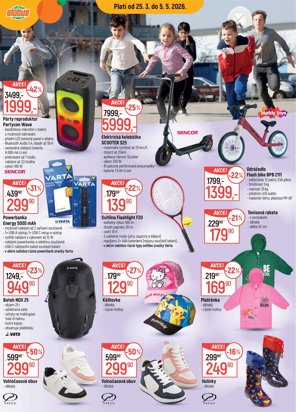 Akční leták Globus 25.3. - 5.5.2026 - Globus Praha - Čakovice