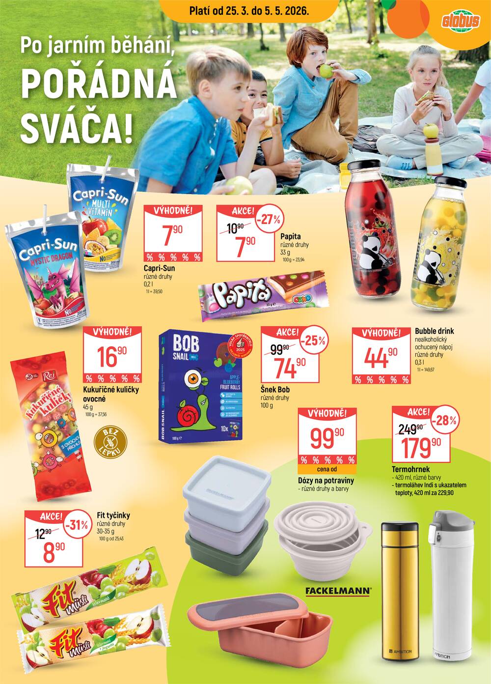 Leták Globus - Akční leták Globus 25.3. - 5.5.2026 - Globus Praha - Čakovice - strana 5
