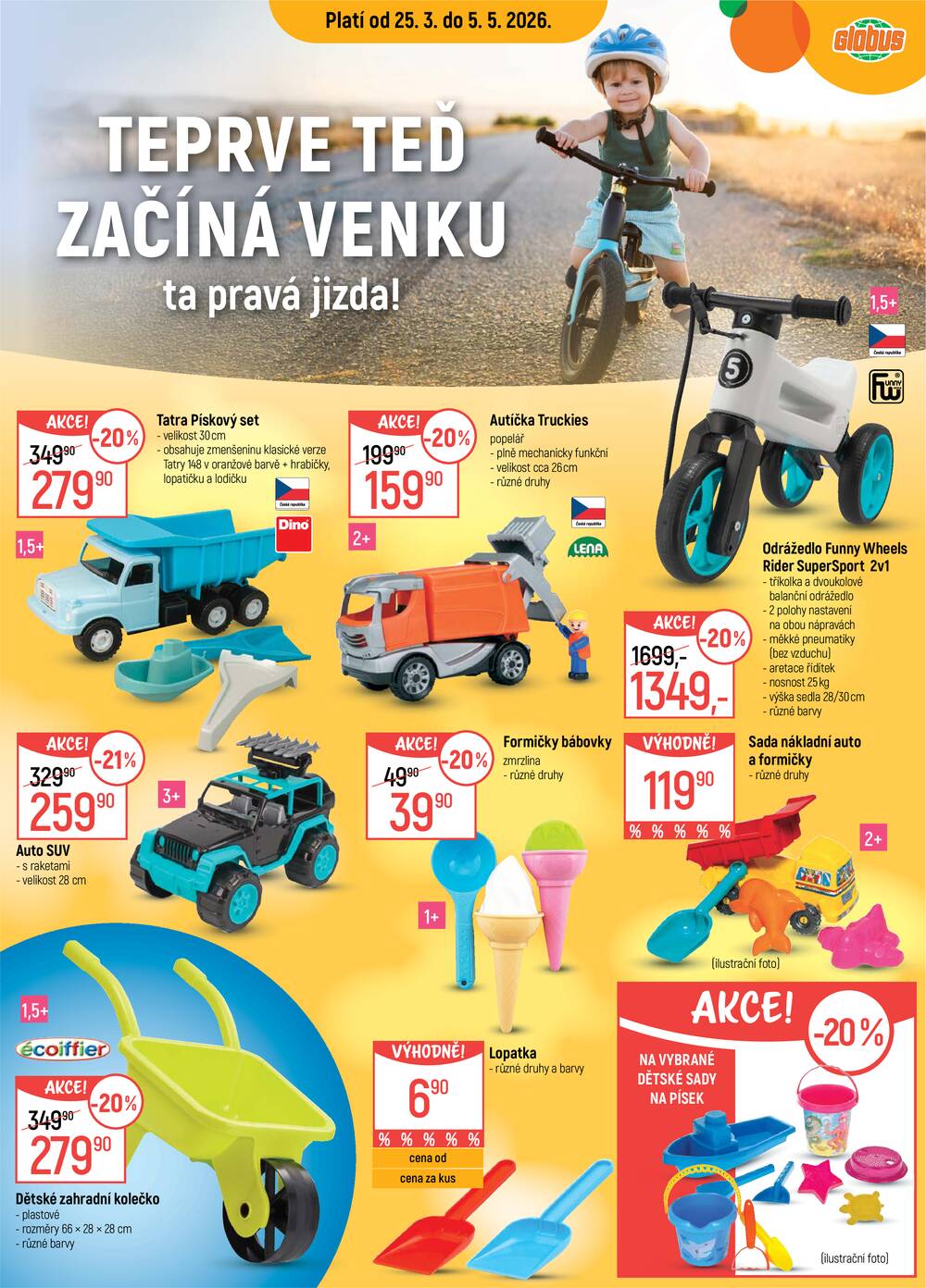 Akční leták Globus 25.3. - 31.3.2026 - Globus Praha - Zličín