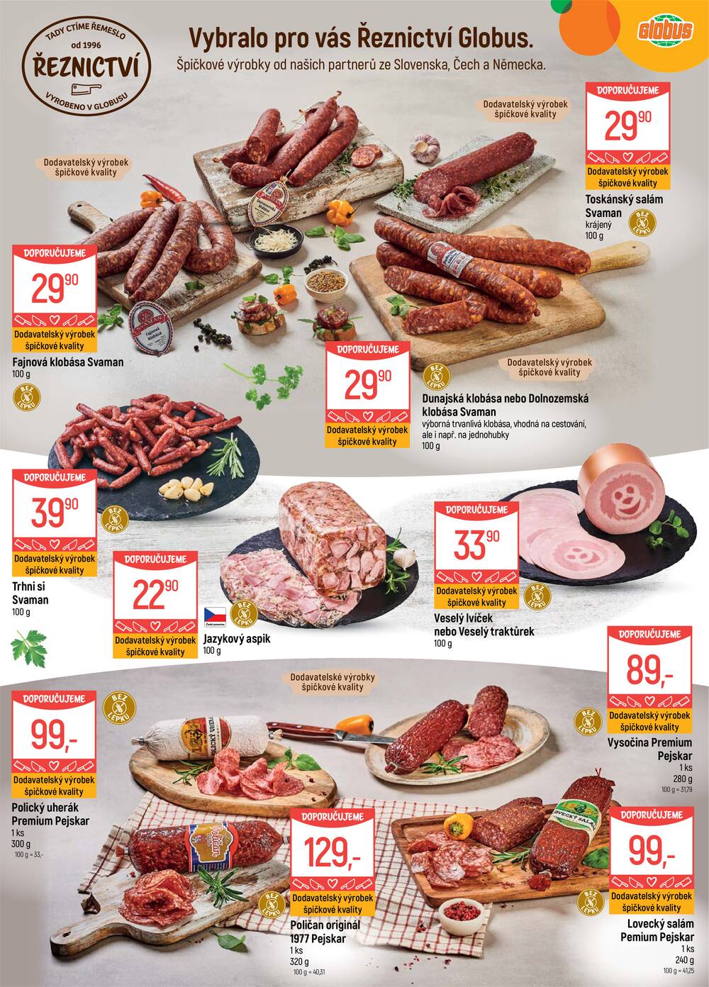 Akční leták Globus 25.3. - 31.3.2026 - Globus Chotíkov u Plzně