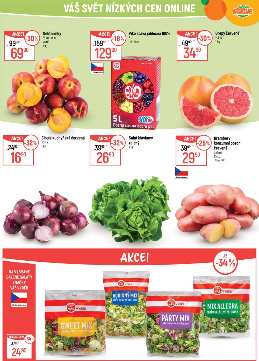 Akční leták Globus 25.3. - 31.3.2026 - Globus Chotíkov u Plzně