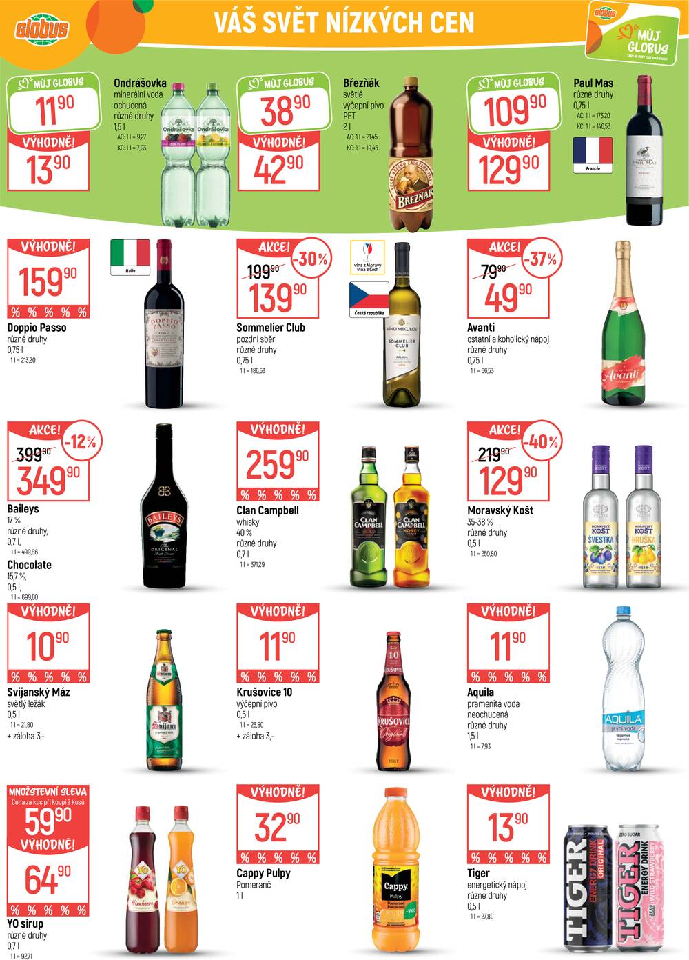 Akční leták Globus 25.3. - 31.3.2026 - Globus Chotíkov u Plzně