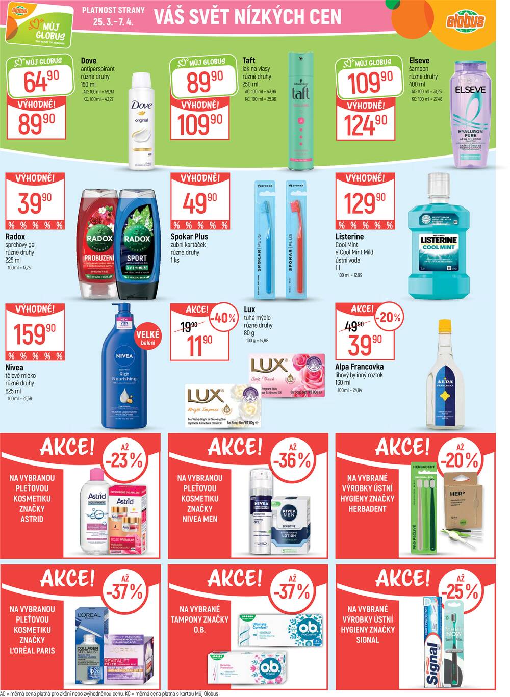 Akční leták Globus 25.3. - 31.3.2026 - Globus Chotíkov u Plzně
