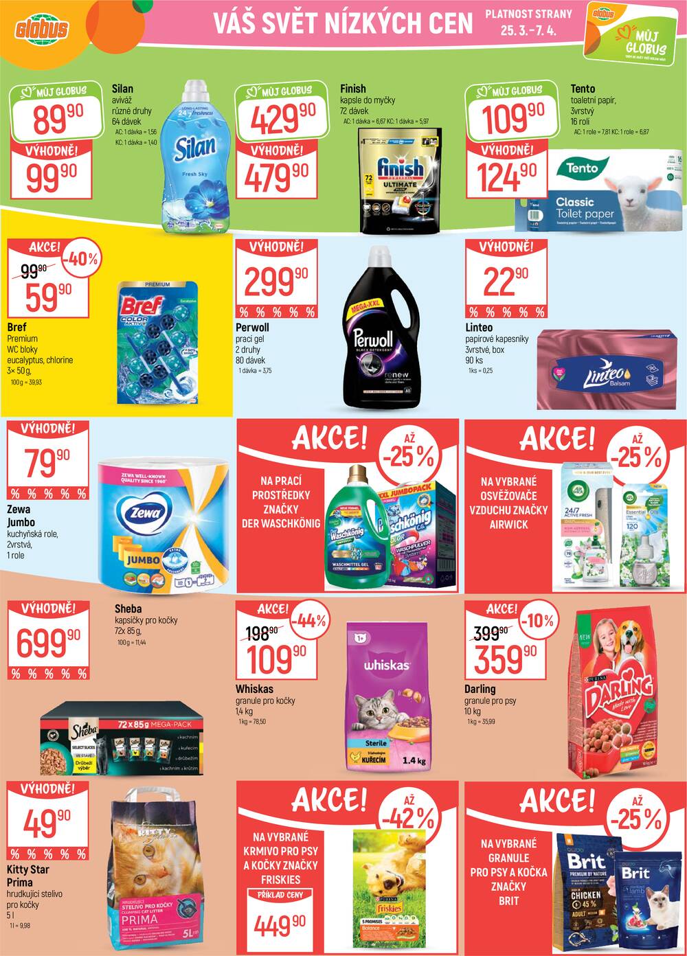 Akční leták Globus 25.3. - 31.3.2026 - Globus Chotíkov u Plzně