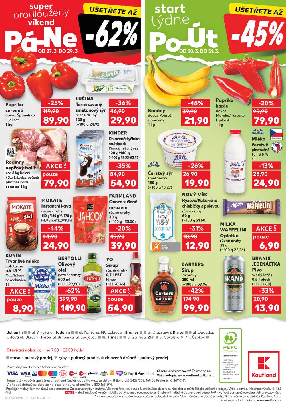 Kaufland 25.3. - 31.3. - Kaufland - Zlín - Vršava